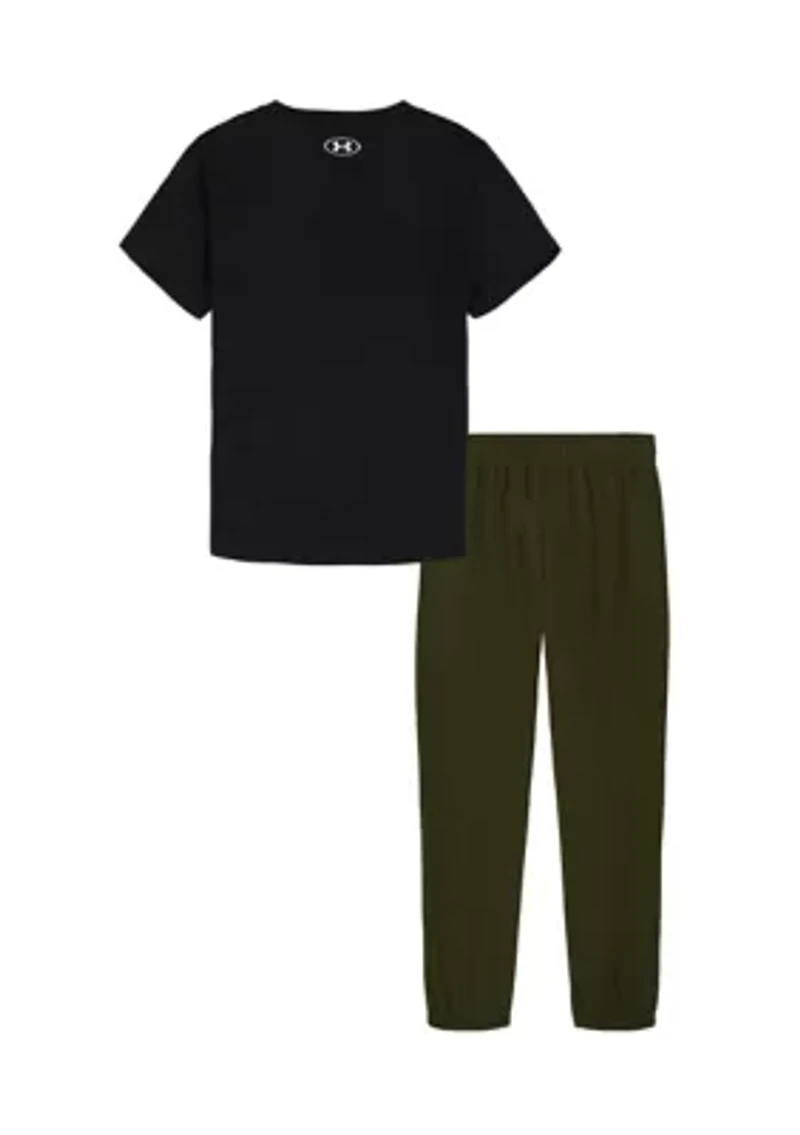 Boys 4-7 Short Sleeve and Jogger Set