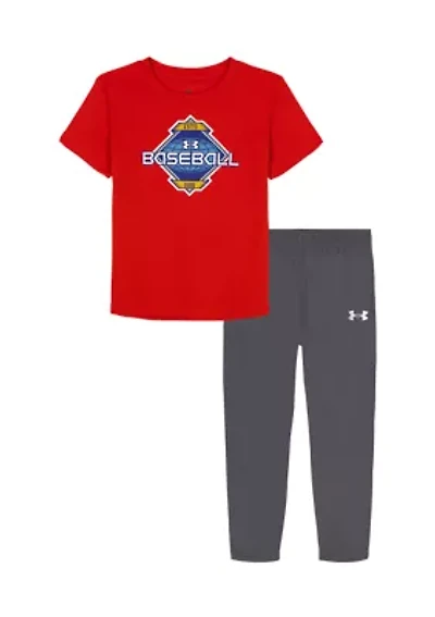 Boys 4-7 Tech Short Sleeve Set