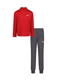 Boys 4-7 Quarter Zip Jogger Set