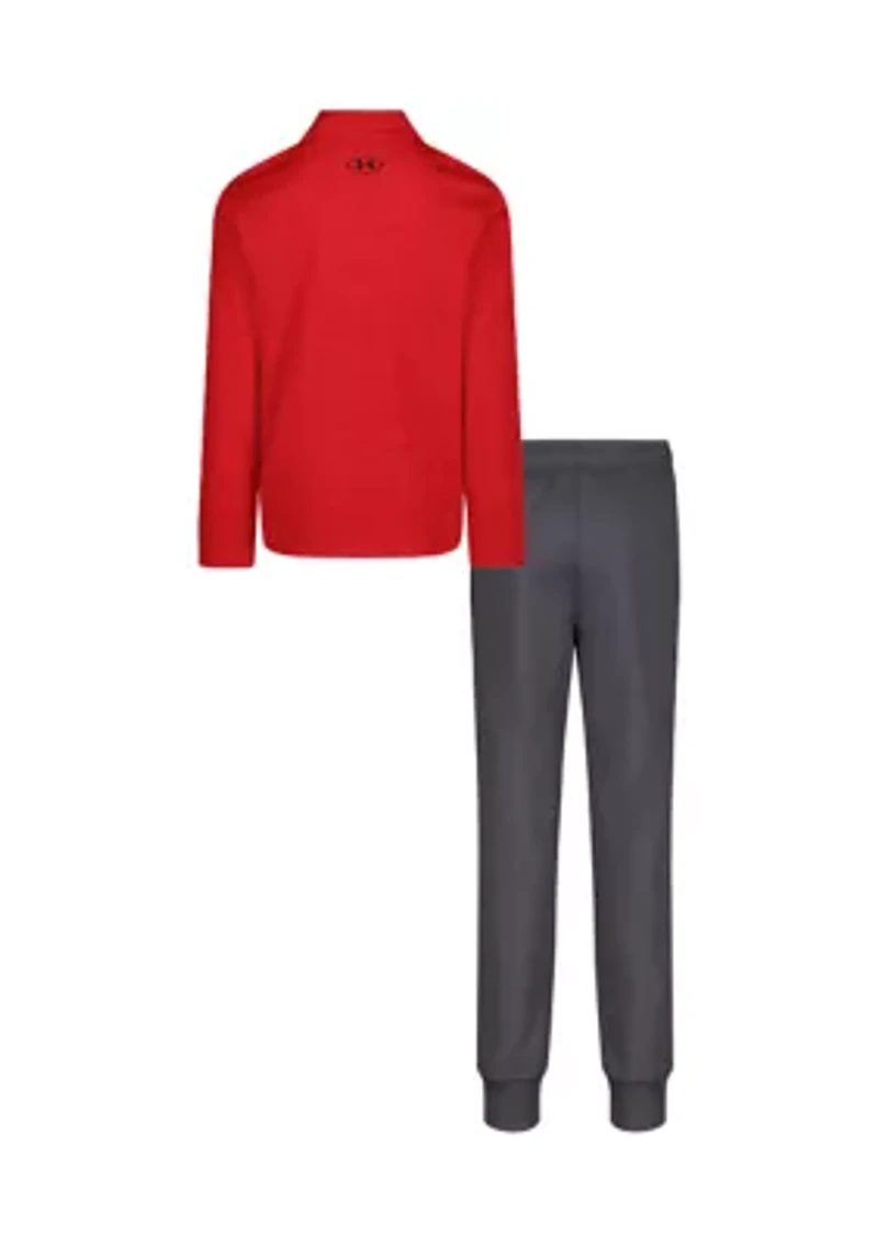 Boys 4-7 Quarter Zip Jogger Set