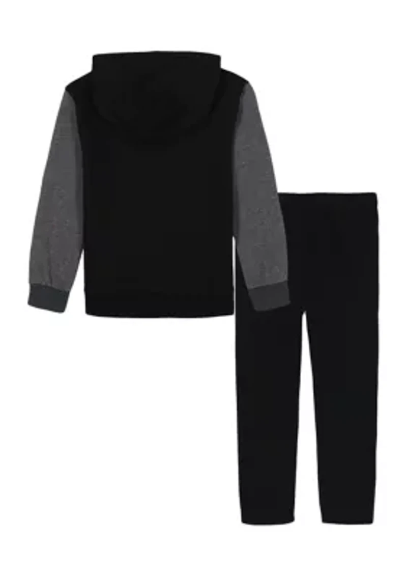 Boys 4-7 Color Block Fleece Set