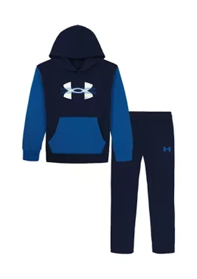 Boys 4-7 Color Block Fleece Set