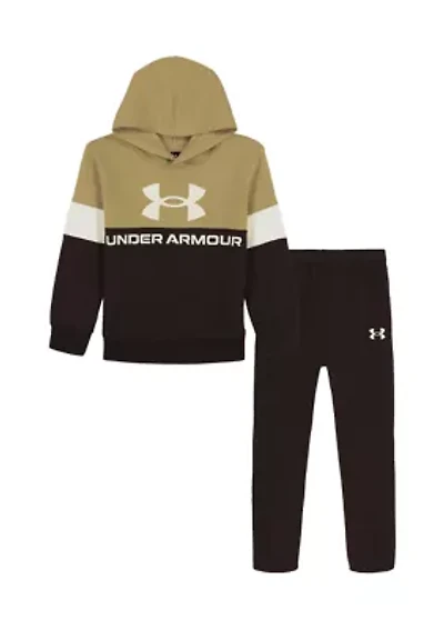 Boys 4-7 Color Block Fleece Set