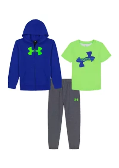 Boys 4-7 Logo Graphic T-Shirt, Hoodie, and Pants Set