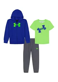 Boys 4-7 Logo Graphic T-Shirt, Hoodie, and Pants Set