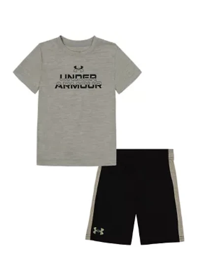 Boys 4-7 Big Logo Graphic T-Shirt and Side Panel Shorts Set