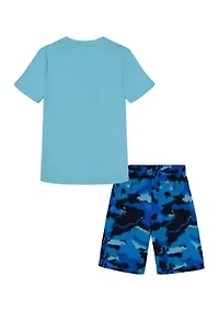 Boys 4-7 Dissolve Camo Set
