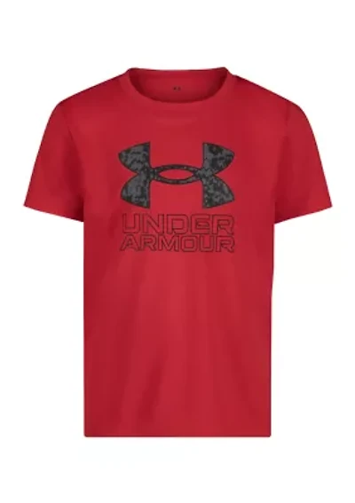 Boys 4-7 UA Tech Logo Camo Graphic T-Shirt