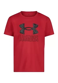 Boys 4-7 UA Tech Logo Camo Graphic T-Shirt