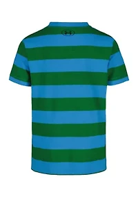 Boys 4-7 Stripe Printed Short Sleeve T-Shirt