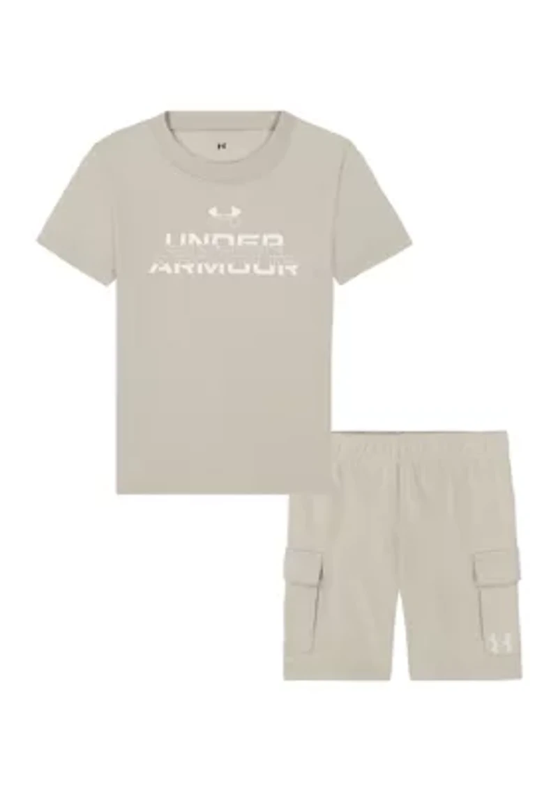 Boys 4-7 Cargo Shorts Set