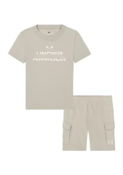 Boys 4-7 Cargo Shorts Set