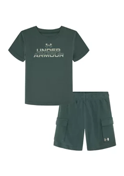 Boys 4-7 Cargo Shorts Set