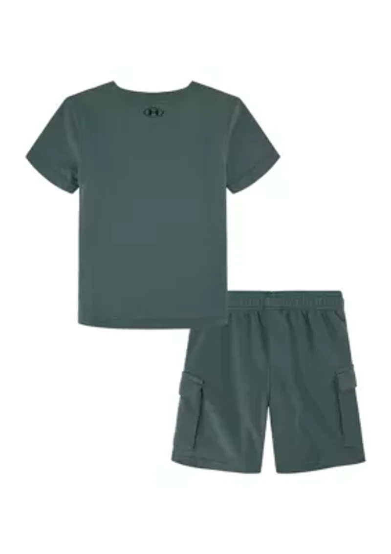 Boys 4-7 Cargo Shorts Set