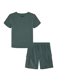 Boys 4-7 Cargo Shorts Set