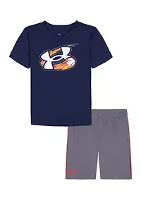 Boys 4-7 Baseball Tech Graphic T-Shirt and Shorts Set