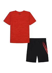 Boy 4-7 Tech Fade Logo Graphic T-Shirt and Shorts Set