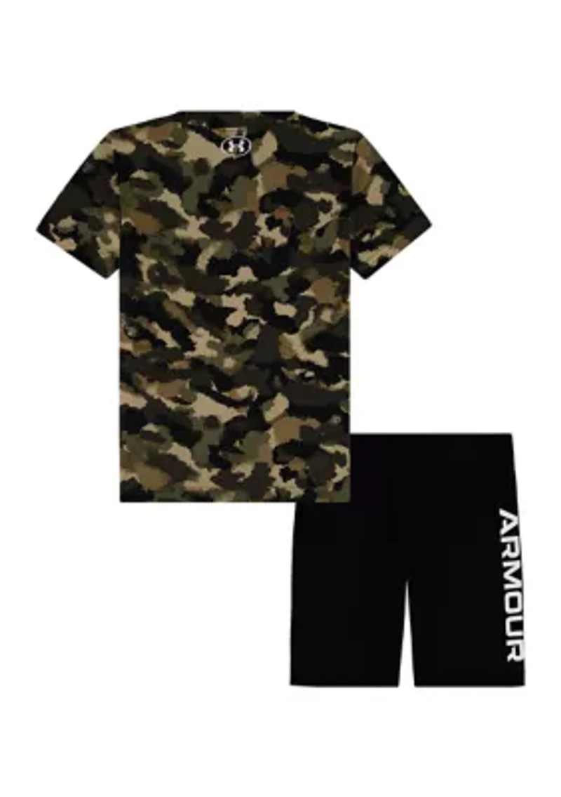 Boys 4-7 UA Tech™ Camo Shorts Set