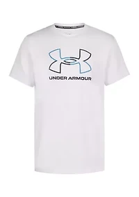 Boys 8-20 Split Logo Surf Graphic Swim Shirt