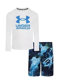 Boys 4-7 Long Sleeve Biomolecular Swim Set