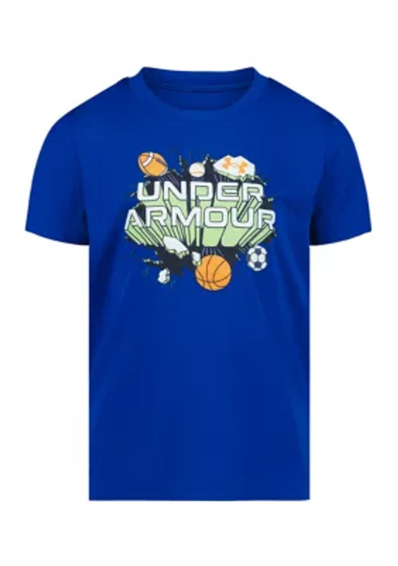 Boys 4-7 Sports Burst Graphic T-Shirt