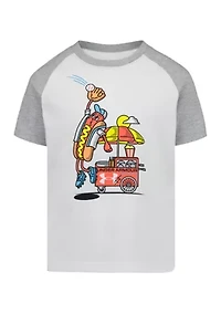 Boys 4-7 Hotdog Catch Graphic T-Shirt