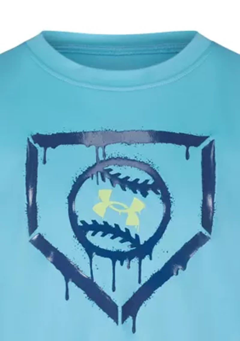 Boys 4-7 Tech Baseball Spray Graphic T-Shirt