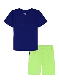 Boys 4-7 Bar Between Shirt and Shorts Set
