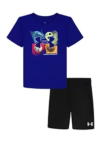 Boys 4-7 Graphic T-Shirt and Shorts Set