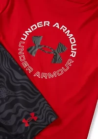 Boys 4-7 Printed Shirt and Shorts Set