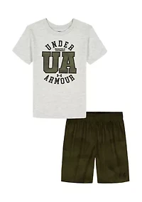 Boys 8-20 Logo Graphic T-Shirt and Shorts Set