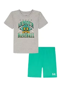Boys 4-7 Baseball T-Shirt and Shorts Set