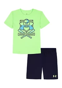 Boys 4-7 Tech Baseball Graphic T-Shirt and Shorts Set