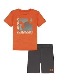 Boys 4-7 Twist Logo Graphic T-shirt and Shorts Set