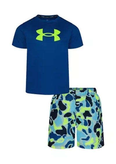 Boys 4-7 Frogskin Camo Swim Set