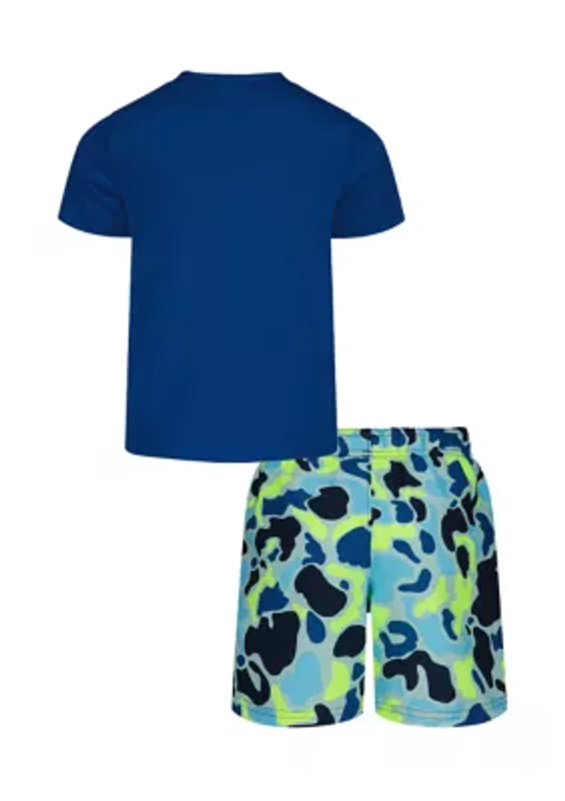 Boys 4-7 Frogskin Camo Swim Set