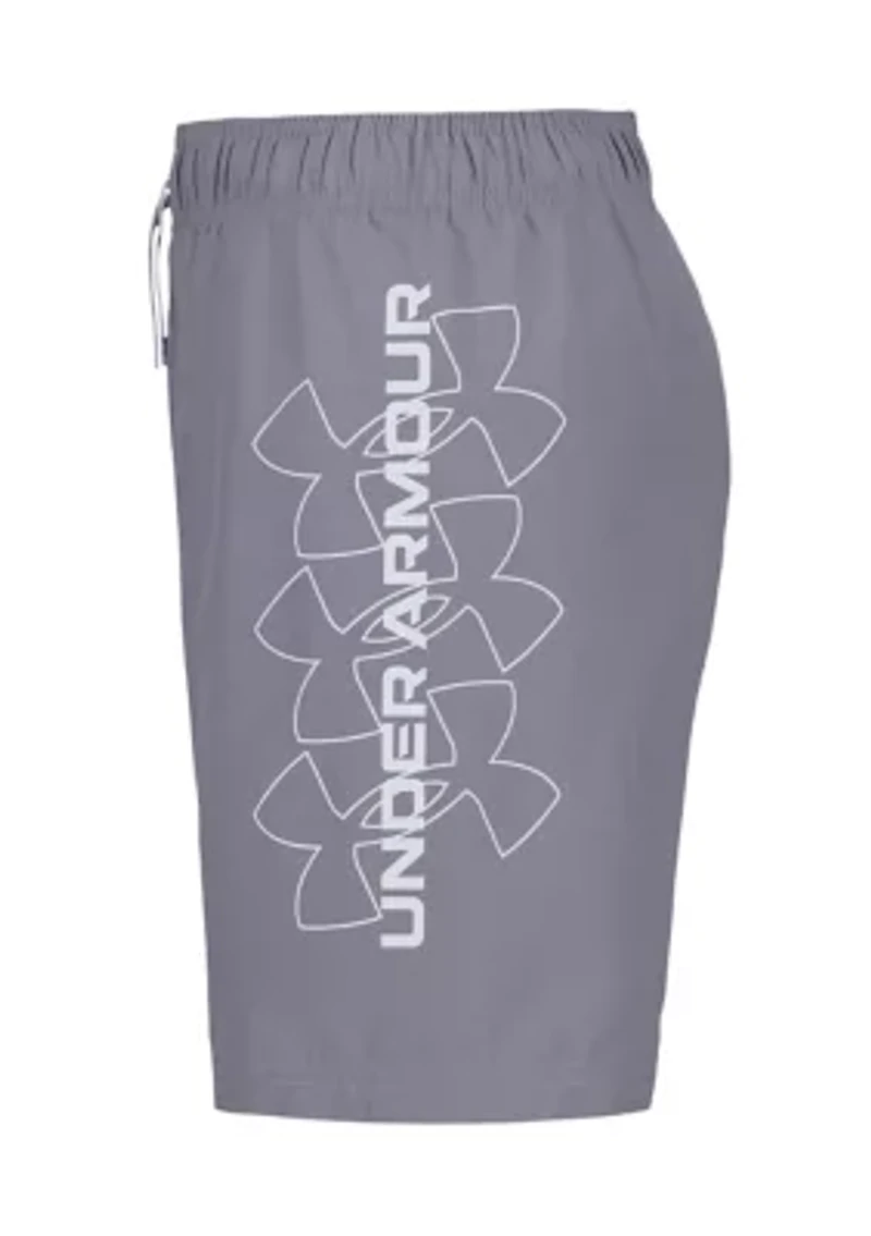 Boys 8-20 Print Volley Swim Shorts