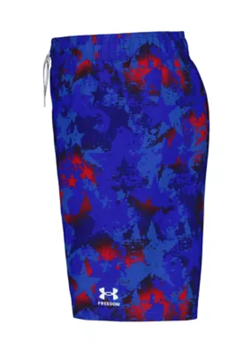 Boys 8-20 Americana Camo Volley Swim Shorts