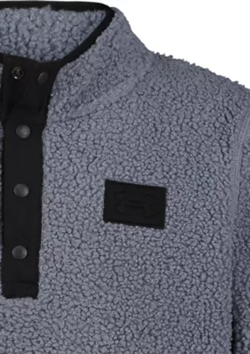 Boys 8-20 1/4 Snap Sherpa Pullover