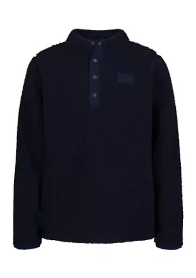 Boys 8-20 1/4 Snap Sherpa Pullover
