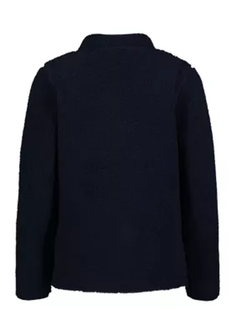 Boys 8-20 1/4 Snap Sherpa Pullover