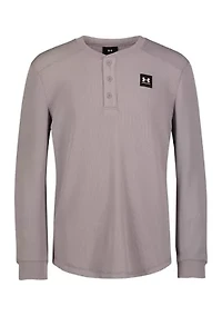 Boys 8-20 Thermal Henley T-Shirt