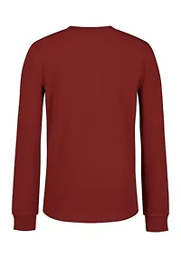 Boys 8-20 Thermal Henley Shirt