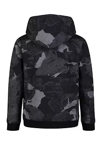 Boys 8-20 Rock Shades Printed Sherpa Hoodie