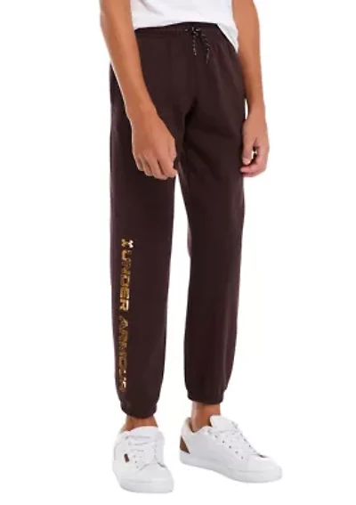Boys 8-20 Camo Filled Logo Jogger Pants