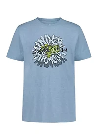 Boys 8-20 Fish Splash Short Sleeve Graphic T-Shirt