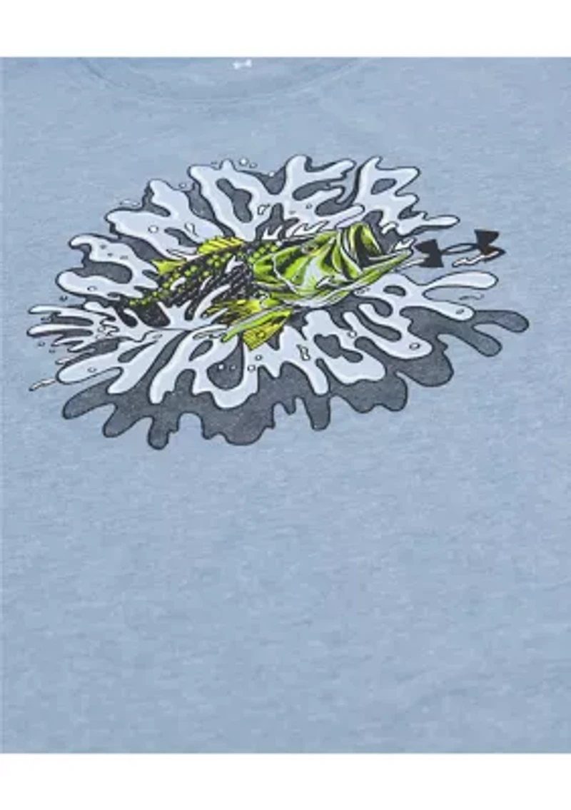 Boys 8-20 Fish Splash Short Sleeve Graphic T-Shirt