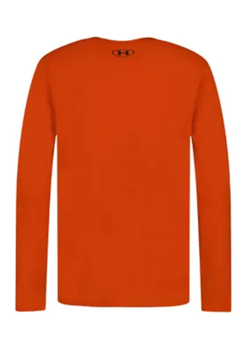 Boys 8-20 Long Sleeve Stacked Logo Graphic T-Shirt