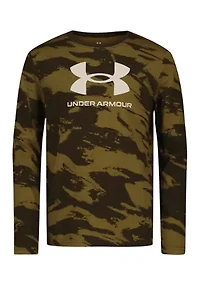 Boys 8-20 Long Sleeve Camo Logo Graphic T-Shirt