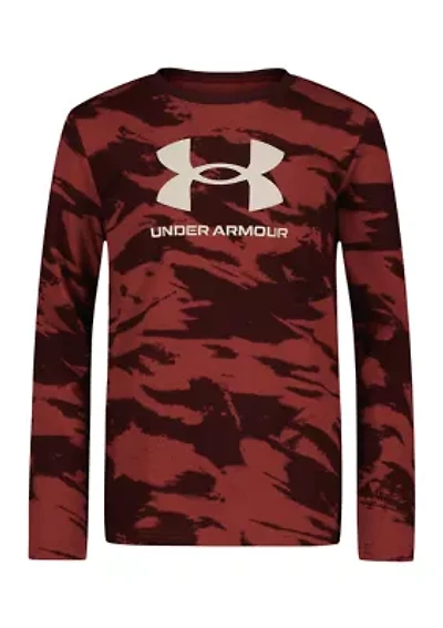 Boys 8-20 Long Sleeve Camo Logo Graphic T-Shirt